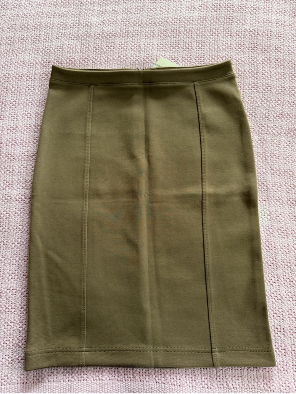 Olive Pencil Skirt - Classic Women's Skirt